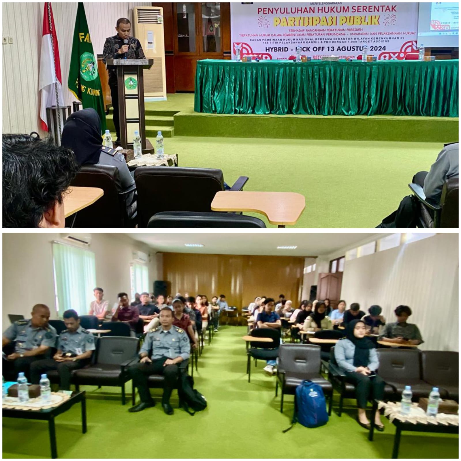 Ketua Prodi Ilmu Hukum FH Unilak Sampaikan Sosialiasi Rancangan Peraturan Presiden Tentang Kepatuhan Hukum Kerjasama Dengan Badan Pembinaan Hukum Nasional (BPHN) RI