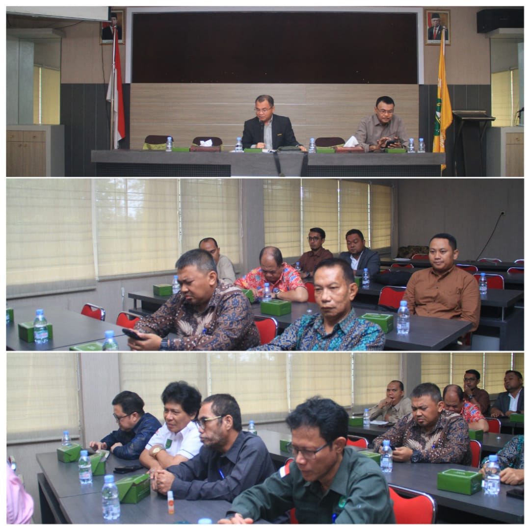 Anggota Senat Unilak Dari FH Unilak Ikuti Rapat Senat Tentang Pertimbangan Wakil Rektor Unilak Periode 2024-2028