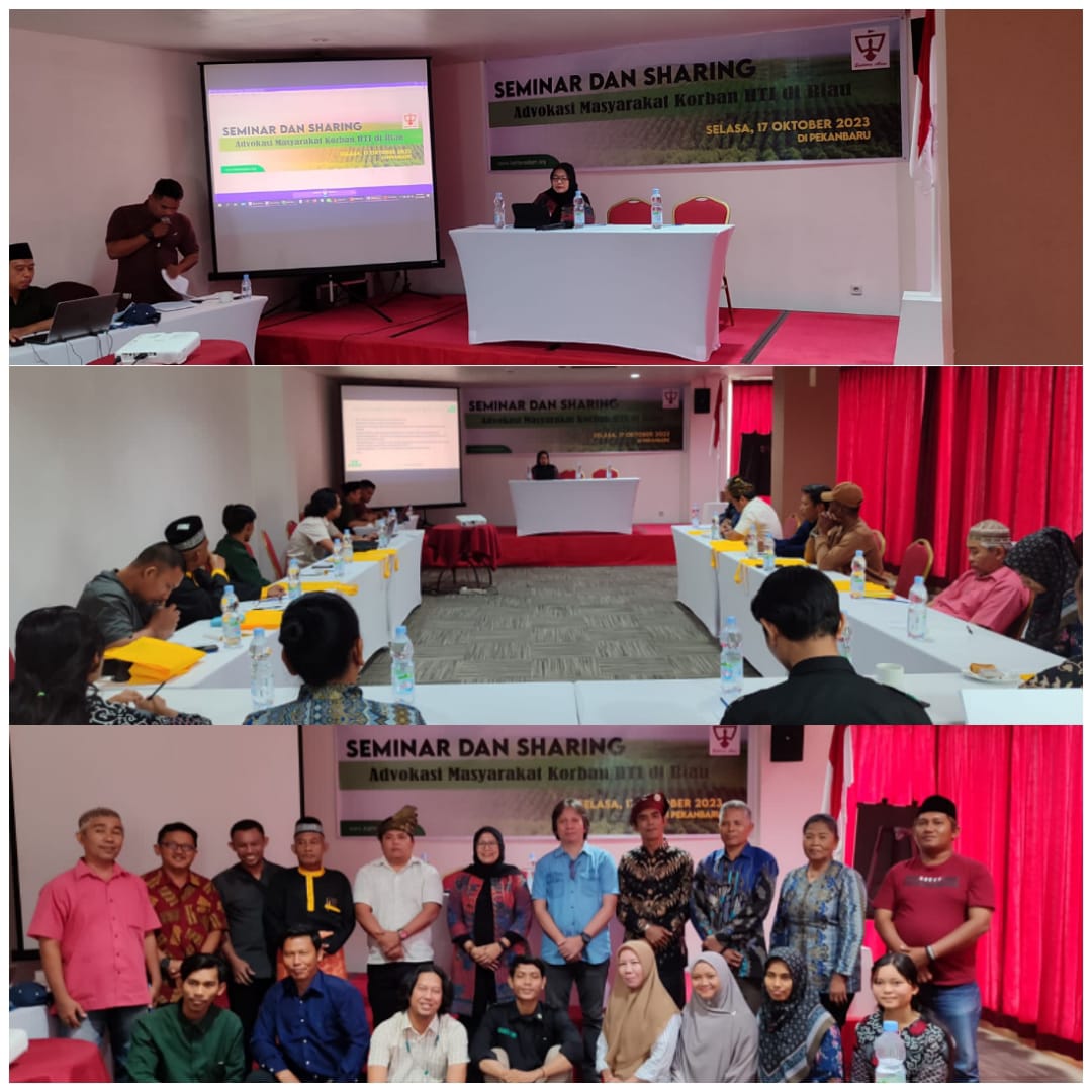 Dosen FH Unilak Menjadi Narasumber Pada Seminar dan Sharing Advokasi Masyarakat Korban Hutan Tanaman Industri (HTI)di Riau