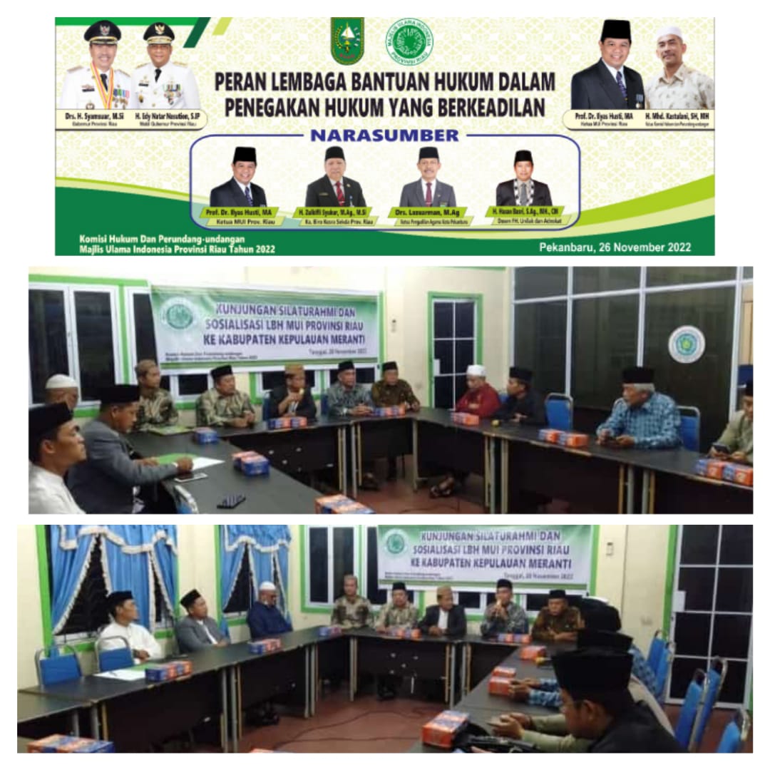 Dosen FH Unilak menjadi Narasumber Kegiatan MUI Riau dan Kabupaten Di Provinsi Riau