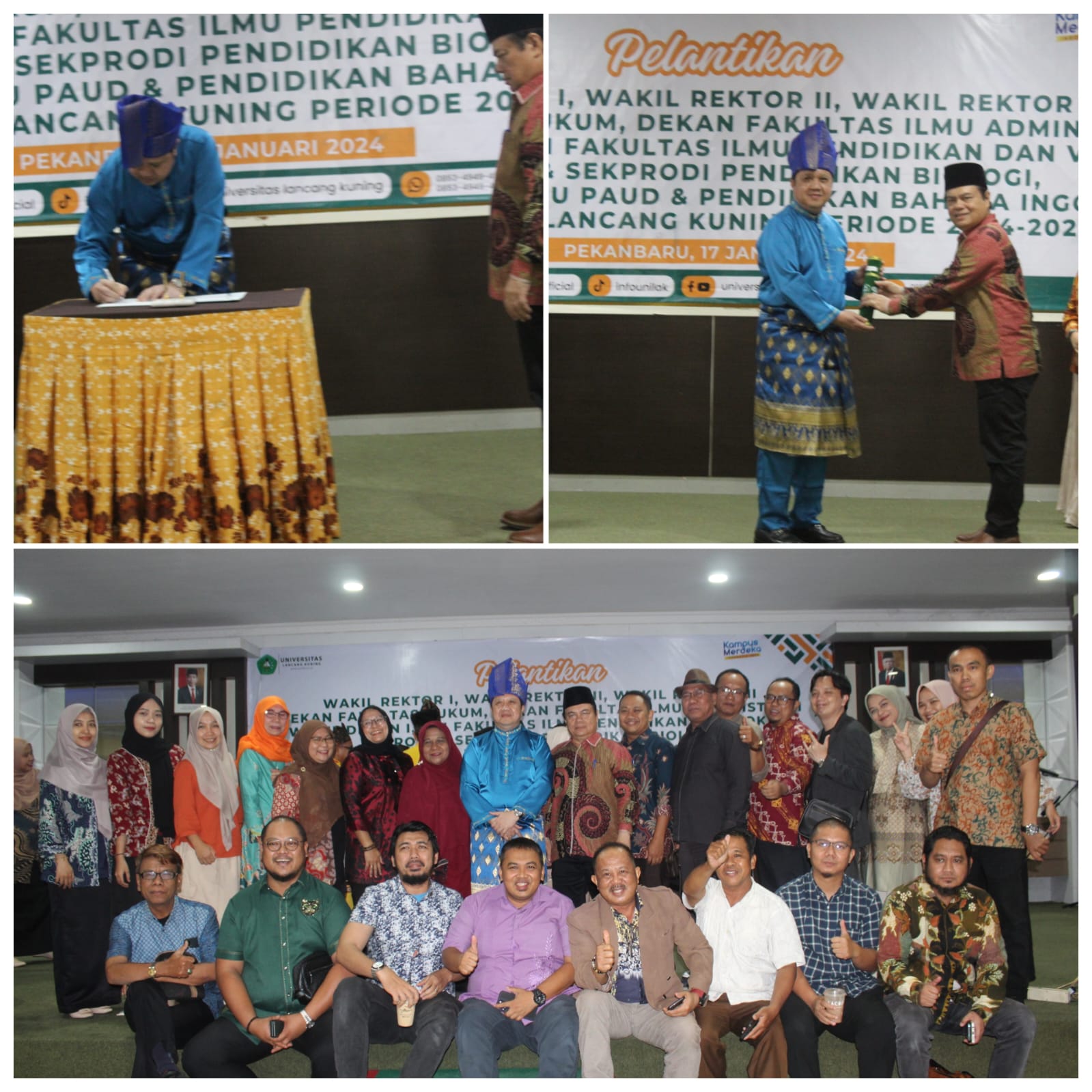 Dilantik Sebagai Dekan FH Unilak Untuk Periode Kedua, Dr Fahmi SH MH Komitmen Lanjutkan Kinerja Strategis Kelembagaan  dan Raihan FH Unilak Unggul
