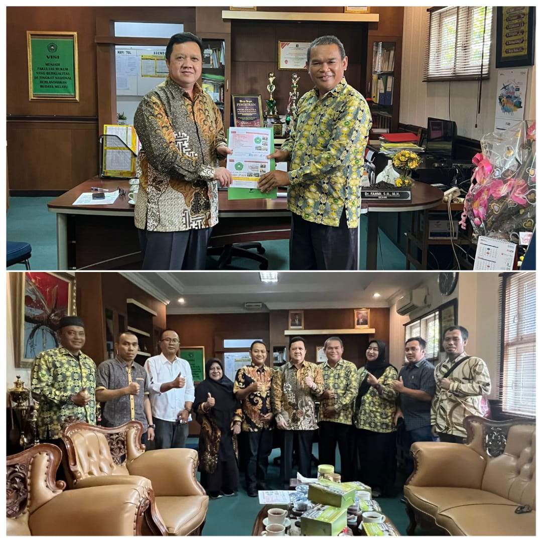 Dekan FH Unilak Terima Kunjungan Balai Bahasa Unilak