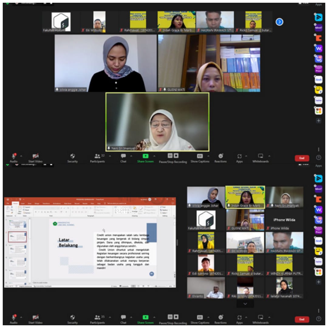Desiminasi Hasil Penelitian, Mahasiswa FH Unilak Presentasi Pada Seminar Nasional Hukum (Semnashum) 2023