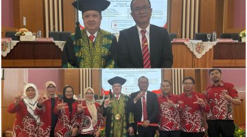DOSEN FH UNILAK RAIH GELAR DOKTOR DI UNIVERSITAS ANDALAS