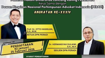 Pembukaan Pendaftaran PKPA Ke 34