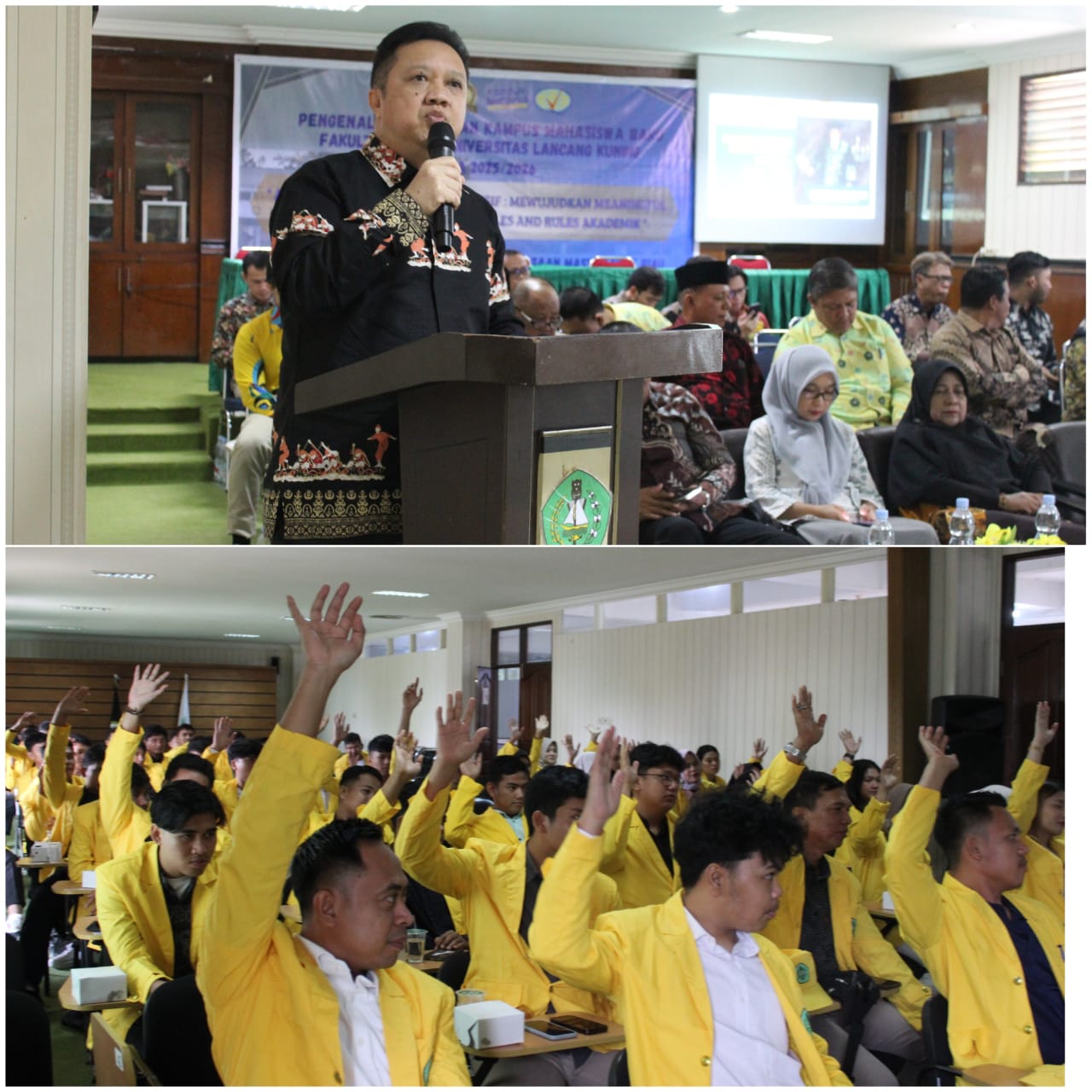 FH Unilak Menyambut 250 an Mahasiswa Baru  pada Kegiatan Pengenalan Kehidupan Kampus Bagi Mahasiswa Baru (PKKMB) 2025 