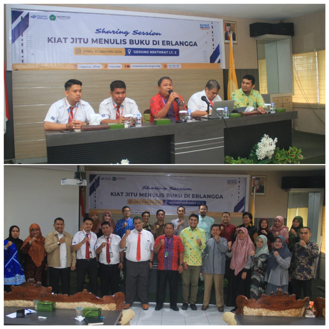 Tingkatkan Kualitas Publikasi Buku Ber ISBN, Wakil Dekan 1 FH Unilak dan Sekretaris Prodi Ilmu Hukum Ikuti Sharing Seassion Kiat Jitu Menulis Buku Di Erlangga