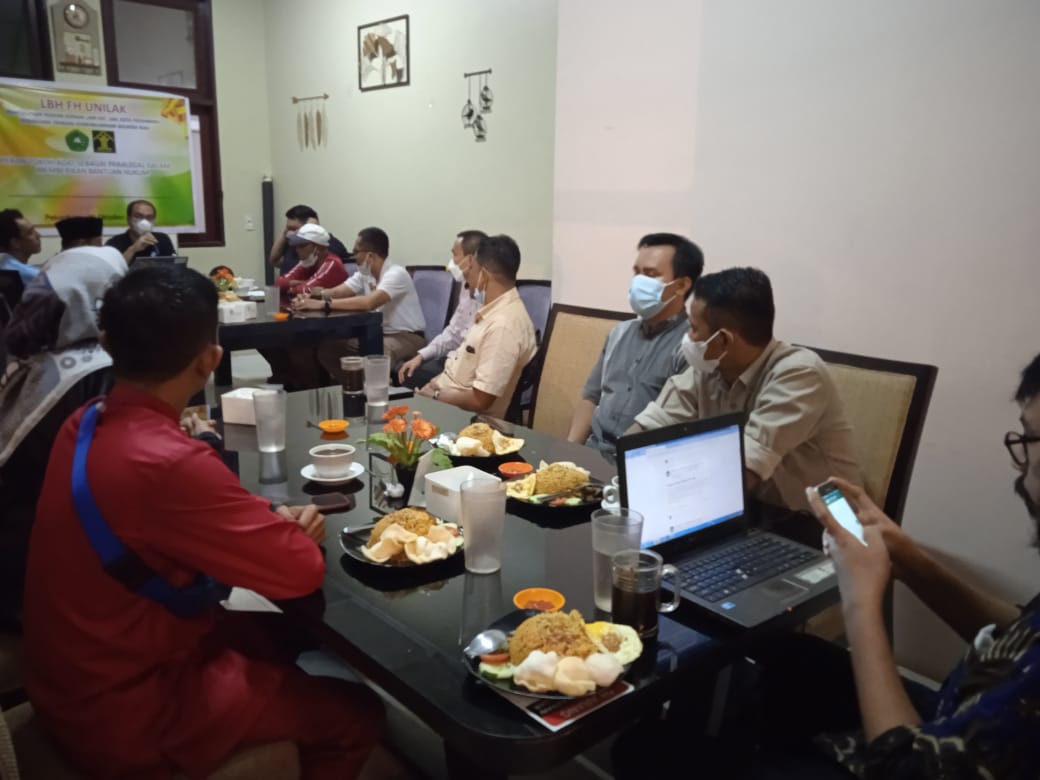 LBH FH-Unilak kerjasama dengan Kementerian Hukum dan HAM Wilayah Riau melakukan Penyuluhan Hukum kepada Tokoh Lembaga Adat Melayu Kecamatan Sail 