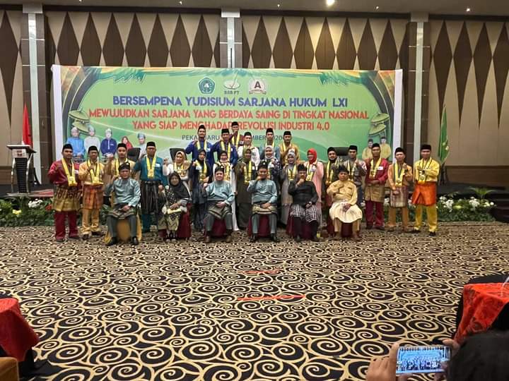 Yudisium Fakultas Hukum Unilak ke LXI