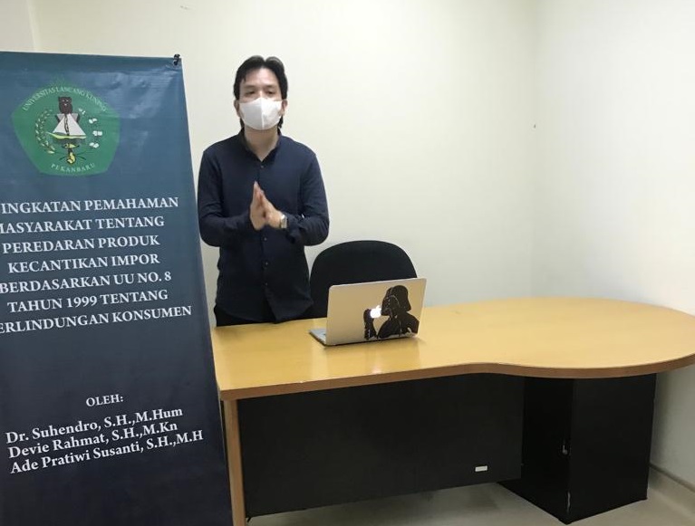Penyuluhan Hukum Dosen FH Unilak Dalam Kegiatan Pengabdian Kepada Masyarakat Guna Memberikan Pemahaman Masyarakat Tentang Peredaran Produk Kecantikan Impor