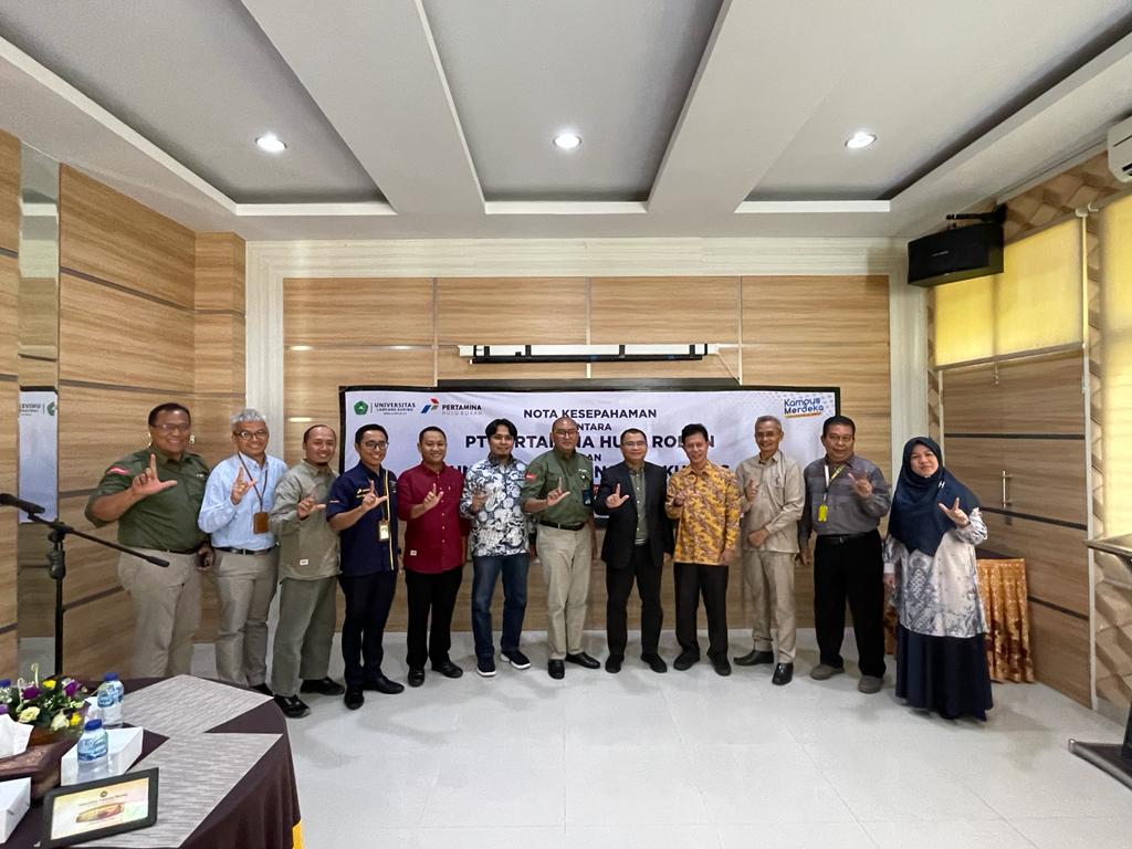 Penandatangan Nota Kesepahaman PT Pertamina Hulu Rokan dengan Unilak