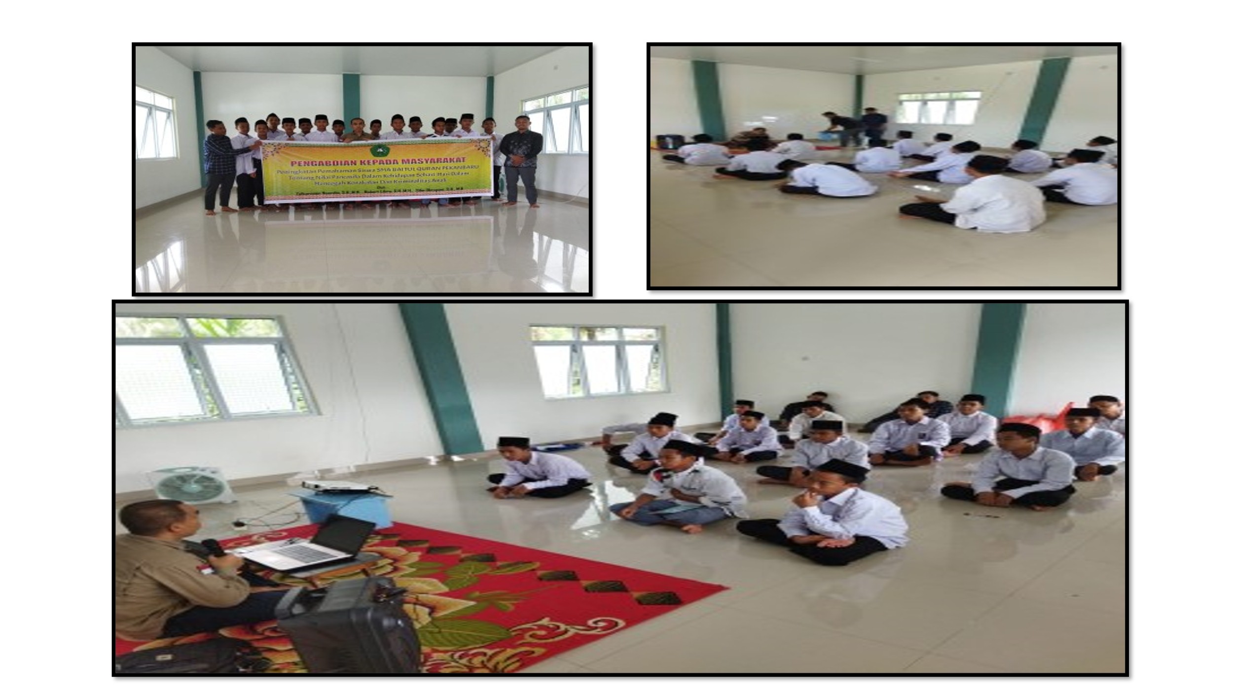 Cegah Kenakalan Anak dengan Pemahaman Nilai Pancasila di SMA Baitul Qur’an.  Tim Dosen FH Unilak Melaksanakan Pengabdian Kepada Masyarakat