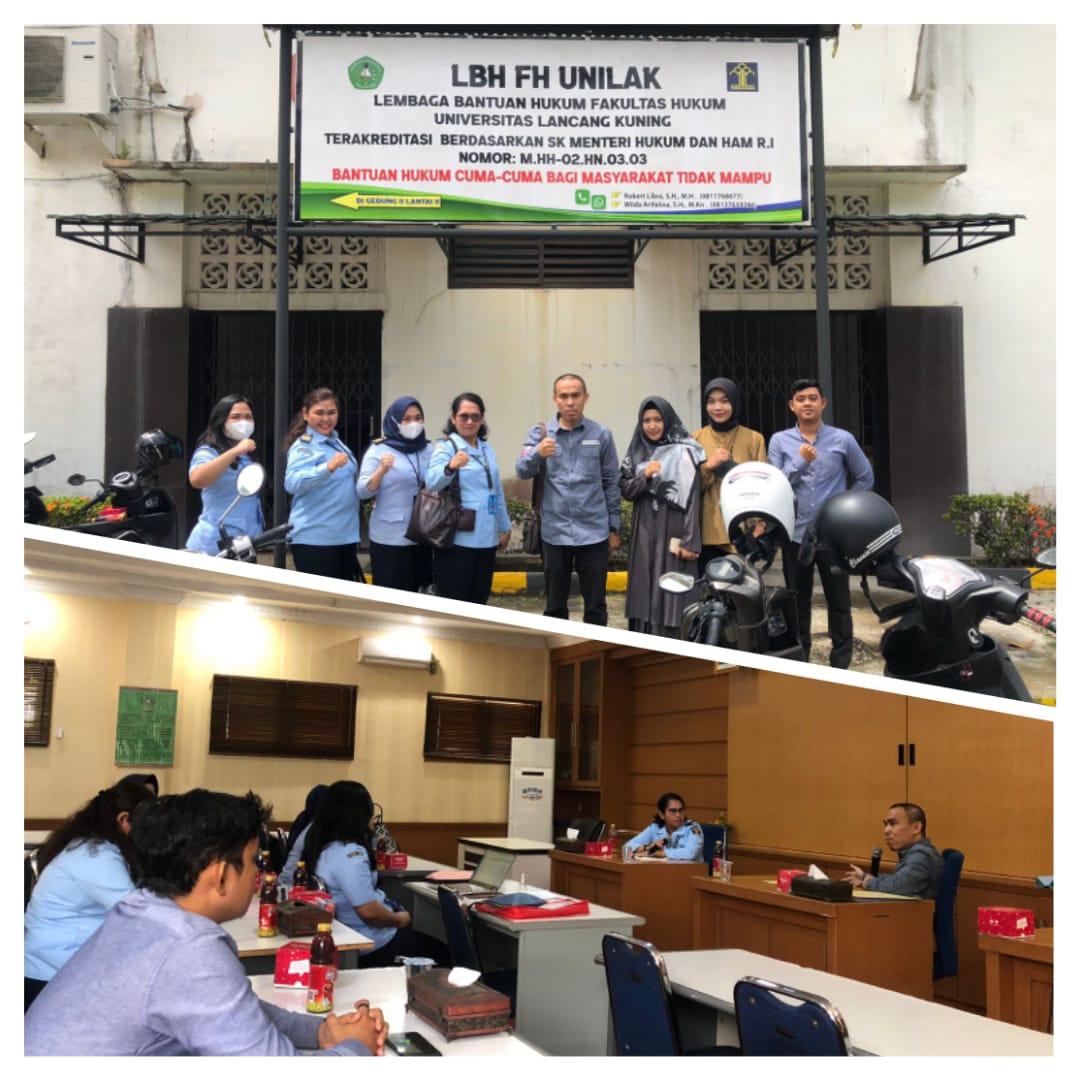 Tim PANWASDA Kementerian Hukum dan HAM Riau Kunjungi LBH FH Unilak.