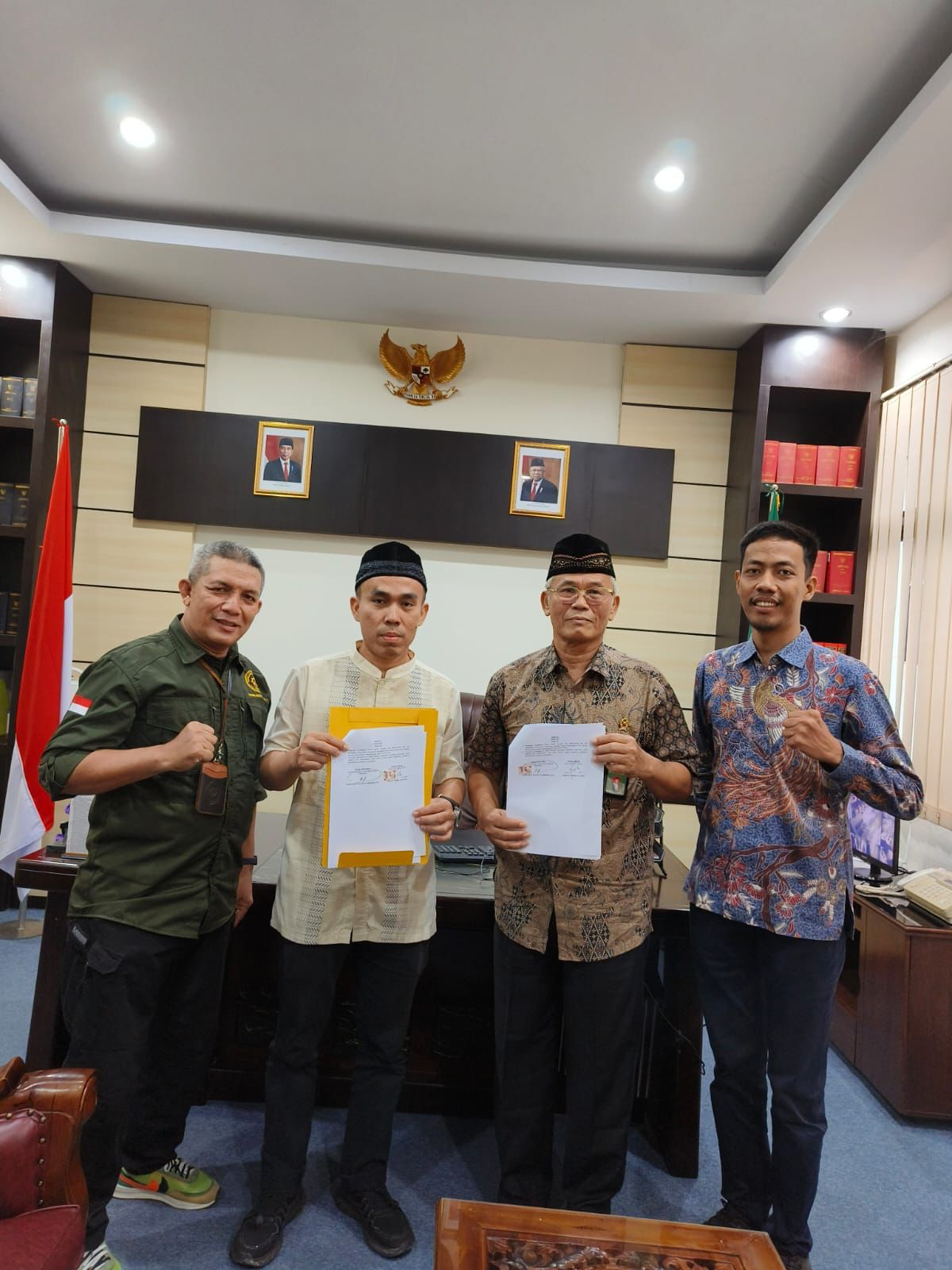 Penandatanganan Kontrak Lembaga Bantuan Hukum (LBH) FH Unilak dengan Pengadilan Tata Usaha Negara (PTUN) Pekanbaru Tentang  Pos Bantuan Hukum (Posbakum) Tahun 2024