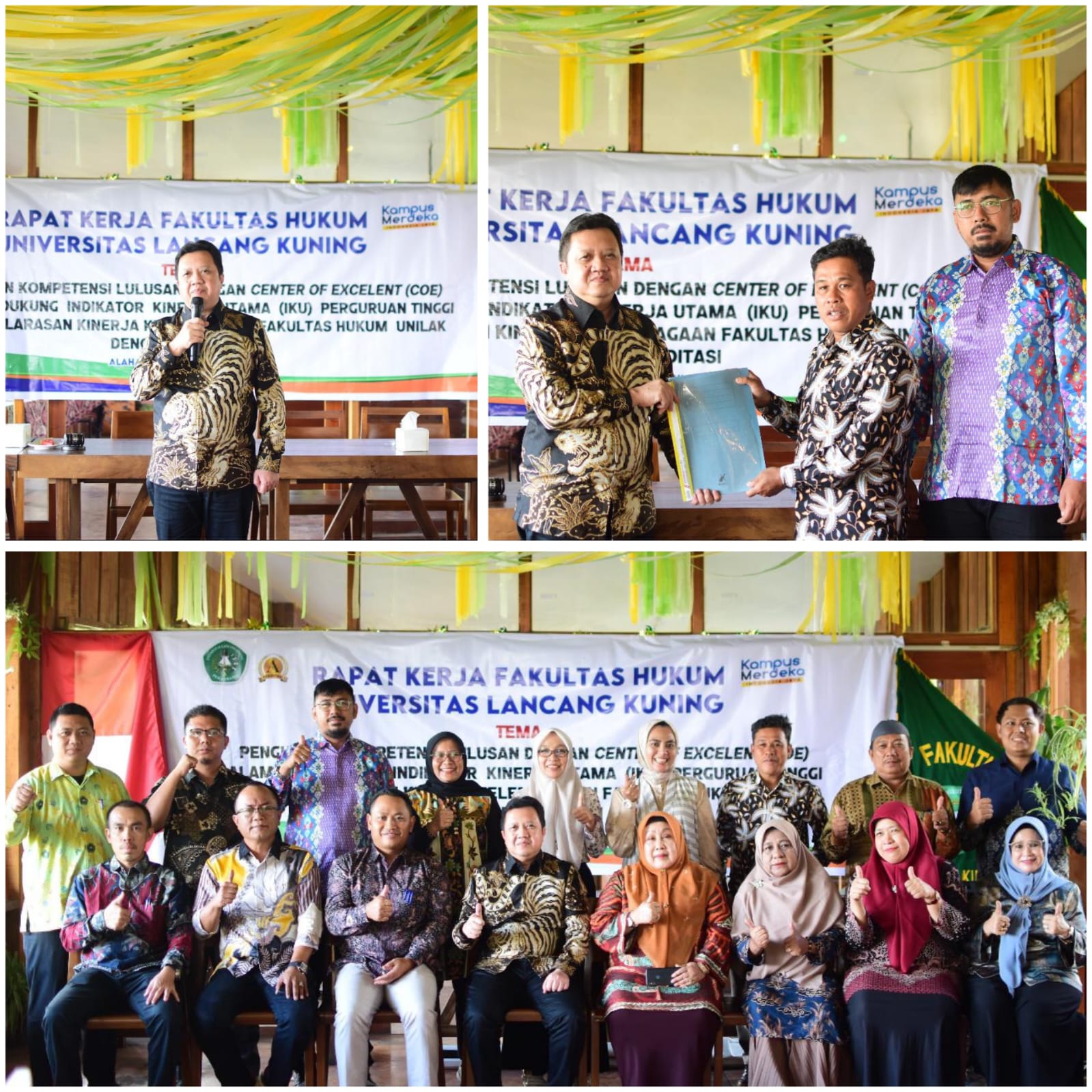 Luncurkan Center Of Excelent (CoE) Hukum Korporasi Untuk Penguatan Kompetensi Lulusan Dan Penyelerasan Kinerja Kelembagaan, FH Unilak Selenggarakan Rapat Kerja (Raker) Tahun 2024 Di Alahan Panjang,