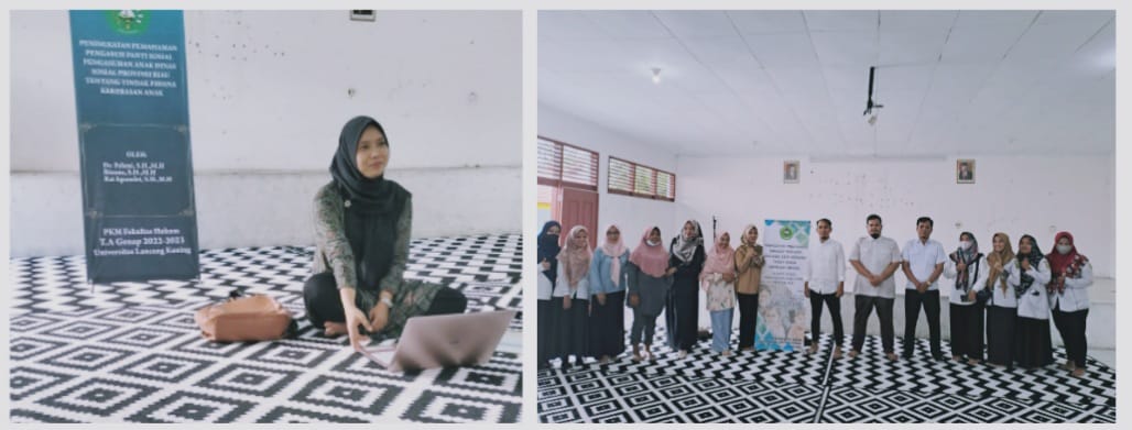 Tim Pengabdian Kepada Masyarakat, Dosen FH Unilak Berikan Pemahaman Guna Mencegah Kekerasan Terhadap Anak