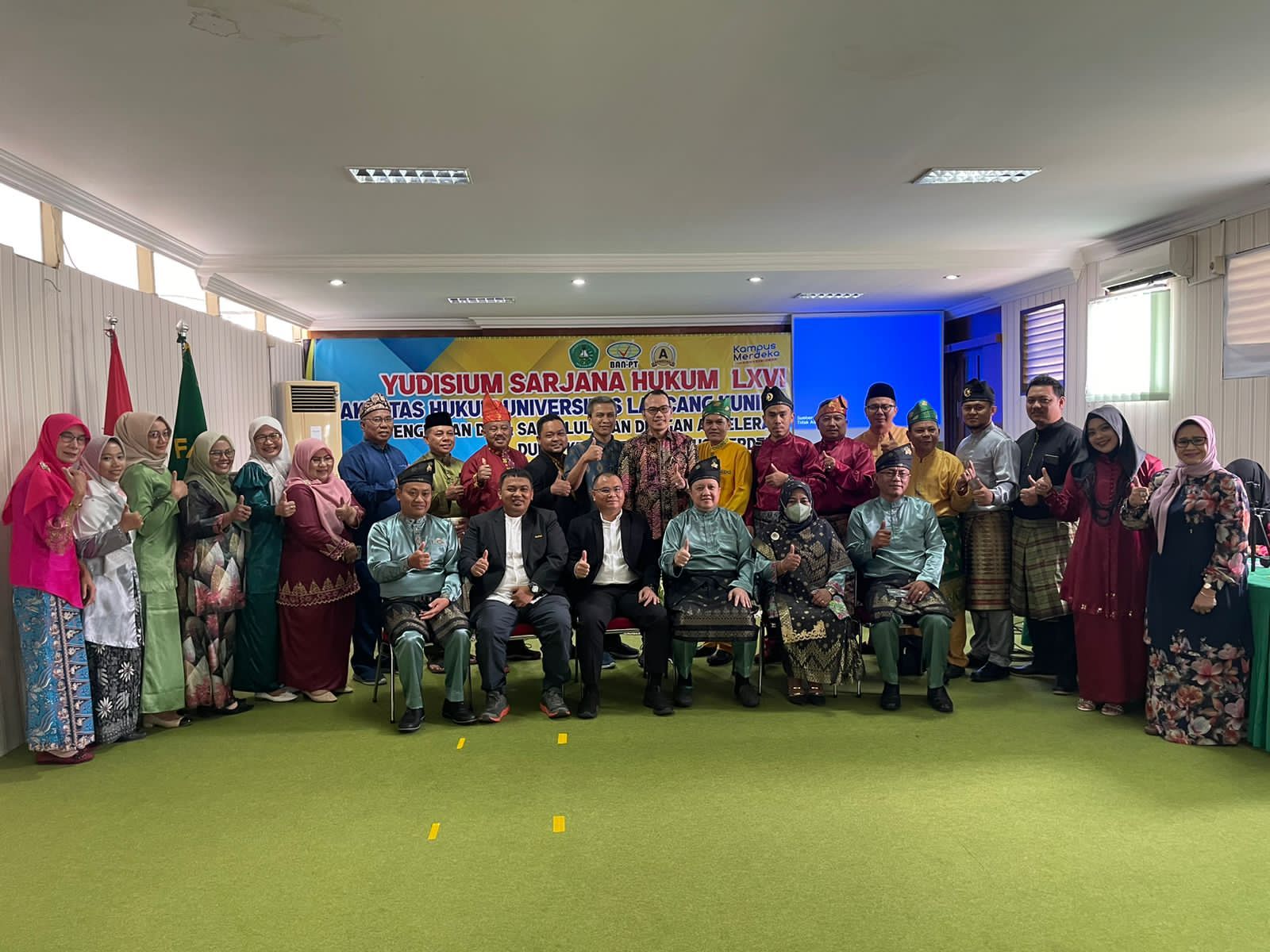 Pelaksanaan Yudisium FH Unilak Ke - LXVI Tingkatkan Kompetensi Lulusan dengan Akselerasi Dunia Kerja